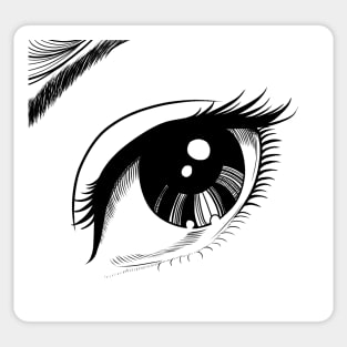 Anime eye of beauty Sticker